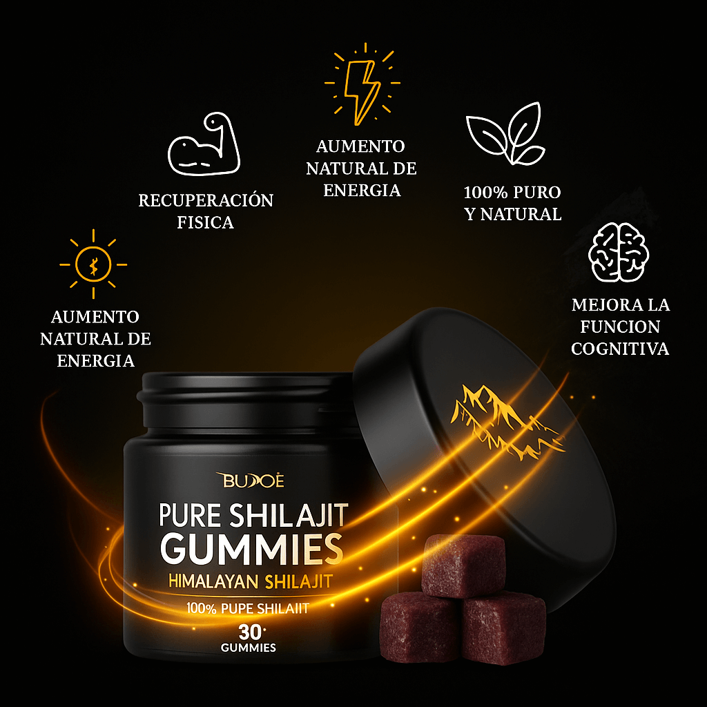 Gomitas Shilajit Puro - 60 unidades