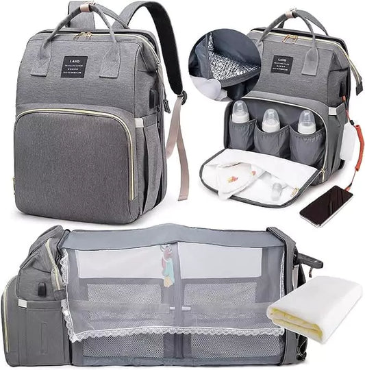 Mochila Cuna Portátil 3 en 1 para Bebés